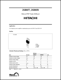 2SB858 Datasheet