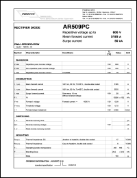 AR509PCS06 Datasheet