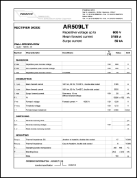 AR509LTS06 Datasheet