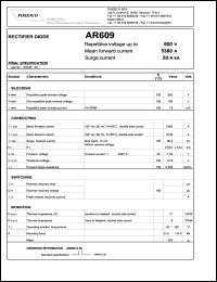 AR609S06 Datasheet