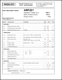 ARF221S14 Datasheet