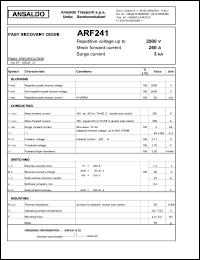 ARF241S25 Datasheet