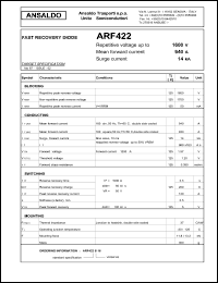 ARF422S16 Datasheet