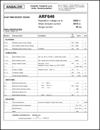 ARF648S25 Datasheet