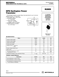 BU806 Datasheet