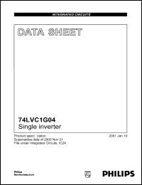 74LVC1G04GW Datasheet