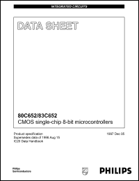 S87C652-5A44 Datasheet