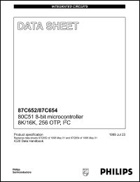 S87C654-5A44 Datasheet