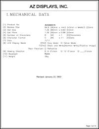 ACM0801A-RGTW-T Datasheet