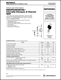 MGP20N40CL Datasheet