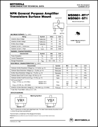 MSD601-ST1 Datasheet