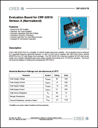 CRF-22010-TB Datasheet