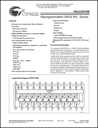 PALC22V10B-15WI Datasheet