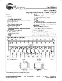 PALCE22V10-25PC Datasheet