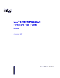 INTEL82802AC Datasheet