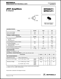 BFR30LT1 Datasheet