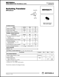 BSV52LT1 Datasheet