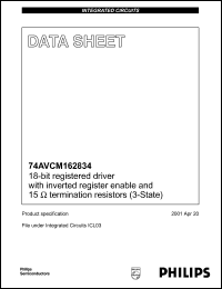 74AVCM162834DGG Datasheet