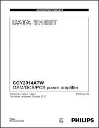 CGY2014ATW Datasheet