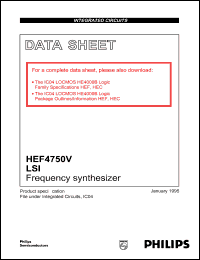 HEF4750V Datasheet