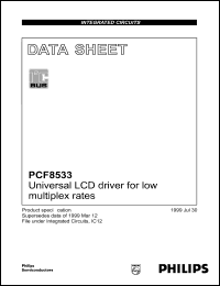 PCF8533U Datasheet