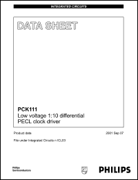 PCK111BD Datasheet