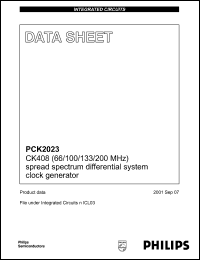 PCK2023DL Datasheet
