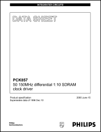 PCK857DGG Datasheet