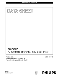 PCKV857DGG Datasheet
