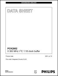 PCK2002DGG Datasheet