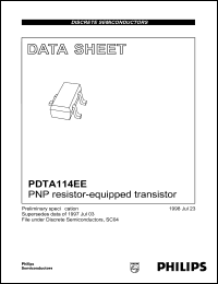 PDTA114EE Datasheet