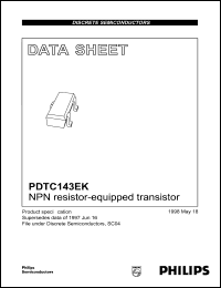 PDTC143EK Datasheet