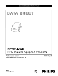 PDTC144WU Datasheet