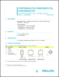 PHD55N03LTA Datasheet