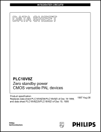 PLC18V8ZZID Datasheet