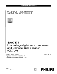 SAA7374GP Datasheet