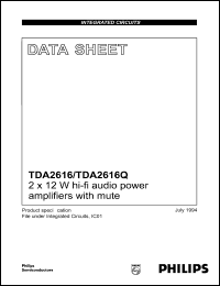 TDA2616Q Datasheet