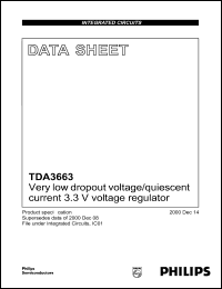 TDA3663AT Datasheet