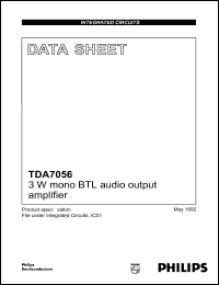 TDA7056 Datasheet
