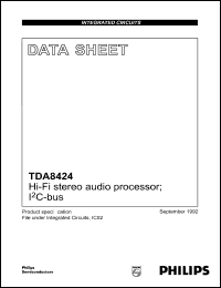 TDA8424 Datasheet