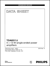TDA8511J Datasheet