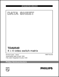 TDA8540 Datasheet