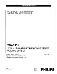 TDA8551 Datasheet