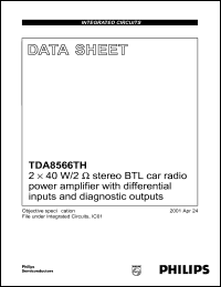 TDA8566TH Datasheet