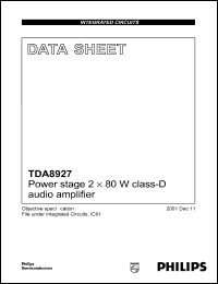 TDA8927TH Datasheet