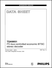 TDA9851 Datasheet