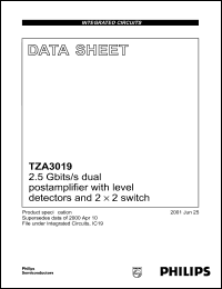TZA3019BHT Datasheet