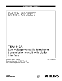 TEA1110AUH Datasheet