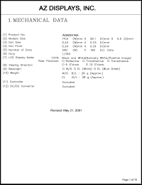 AGM2416A-REFTD-T Datasheet