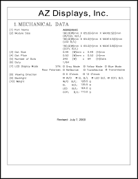 AGM2464C-NE-BBW-T Datasheet